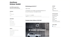 Desktop Screenshot of ahkraemer.de